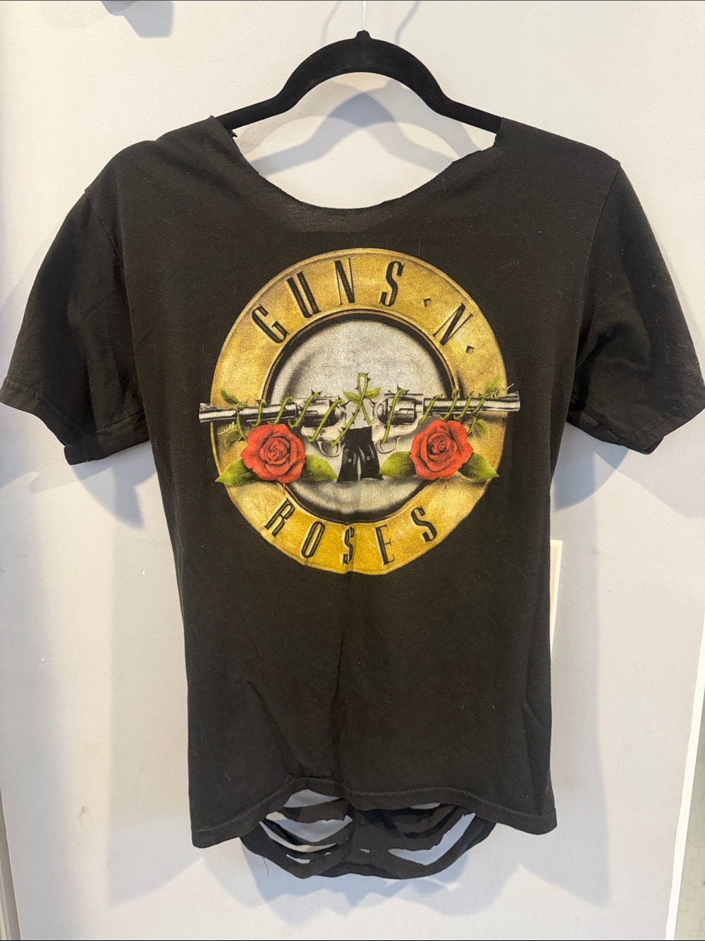 Black Graphic Band Tee